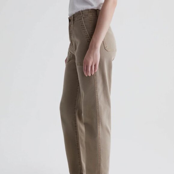 AG Adriano Goldschmied High-Rise Straight Crop AG Cloud Soft Denim - Nwot - Picture 5 of 7